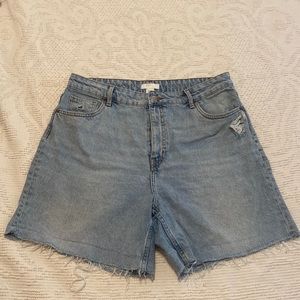 H&M High-Waisted Jean Shorts